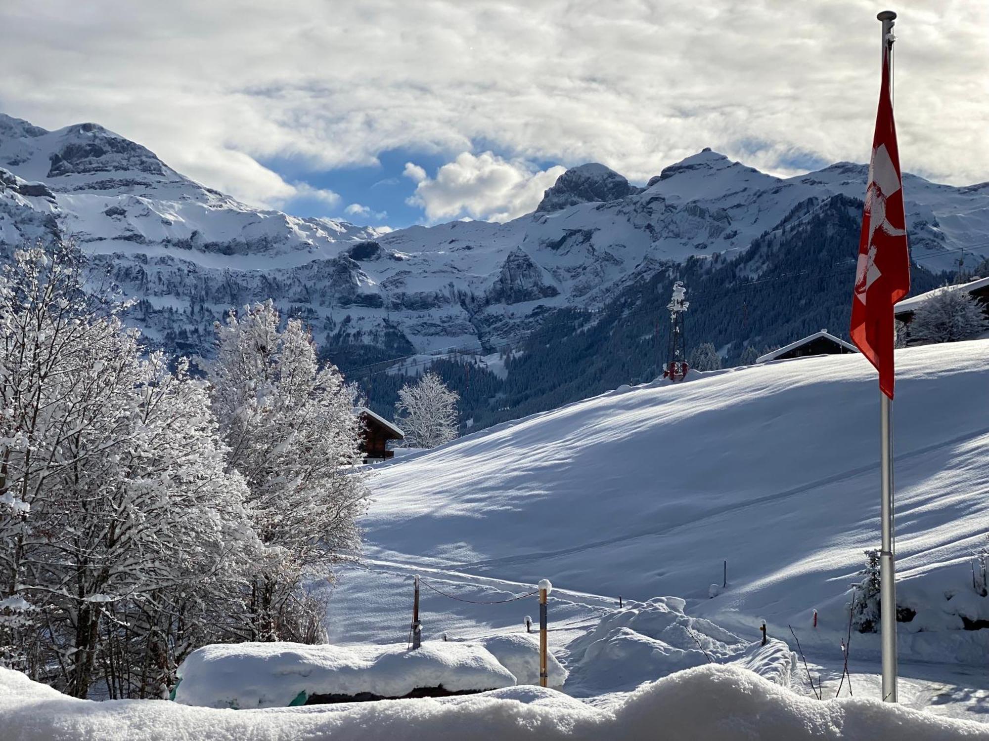 Apartmán Buehl Lenk Exteriér fotografie